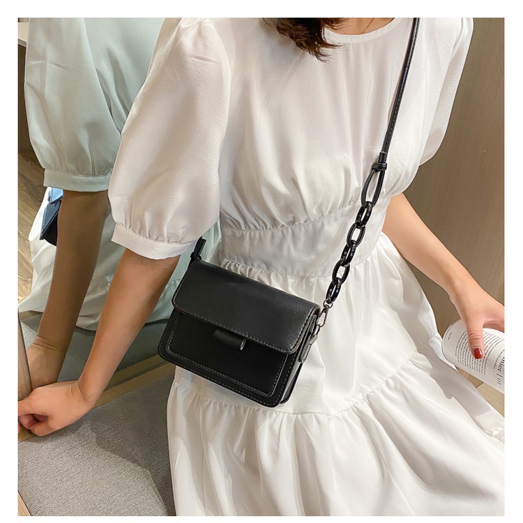 Túi Đeo Chéo Mini Bằng Da Mềm Phong Cách Cơ Bản Thời Trang Cho Nữ JP5