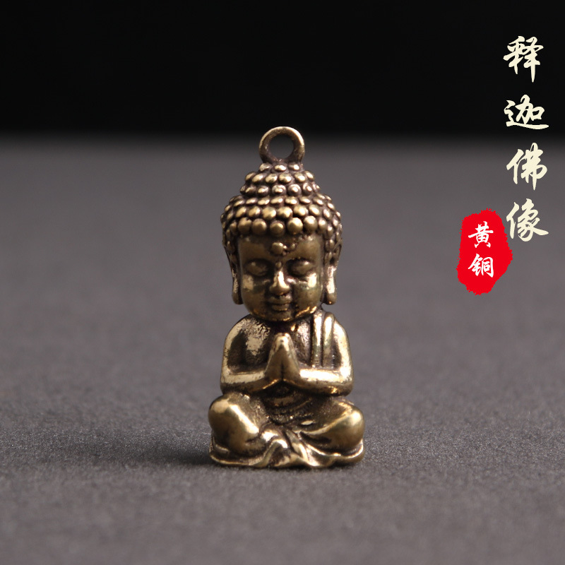 Mặt dây chuyền hình phật bằng đồng nguyên chất độc đáo