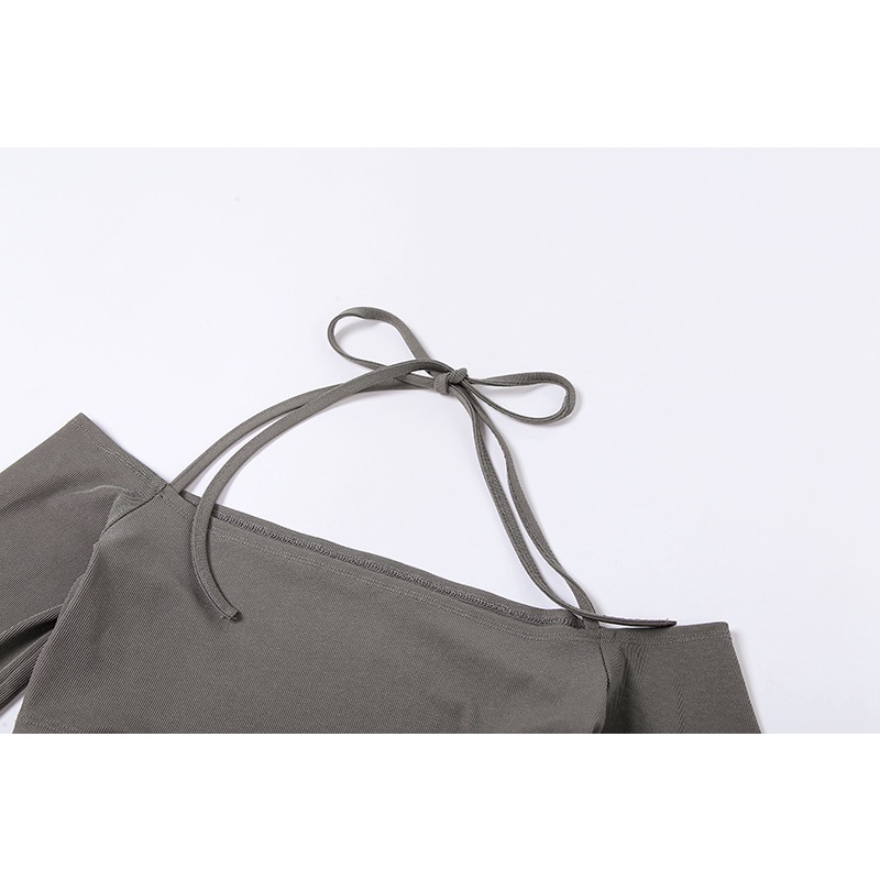 Áo Trễ Vai Tay Dài Thiết Kế Hợp Thời Trang Cho Nữ