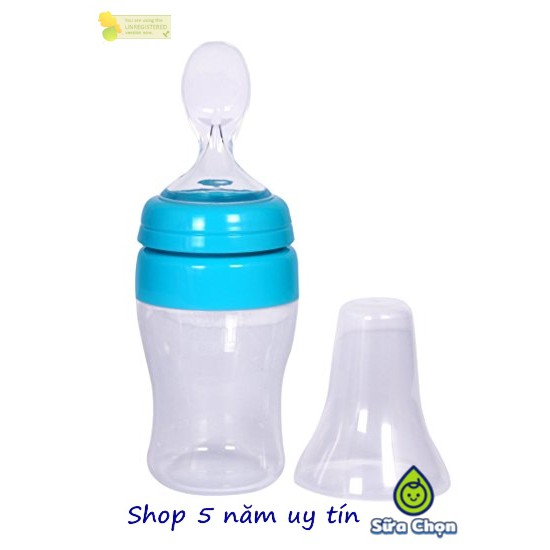 Bình thìa ăn dặm silicon Farlin