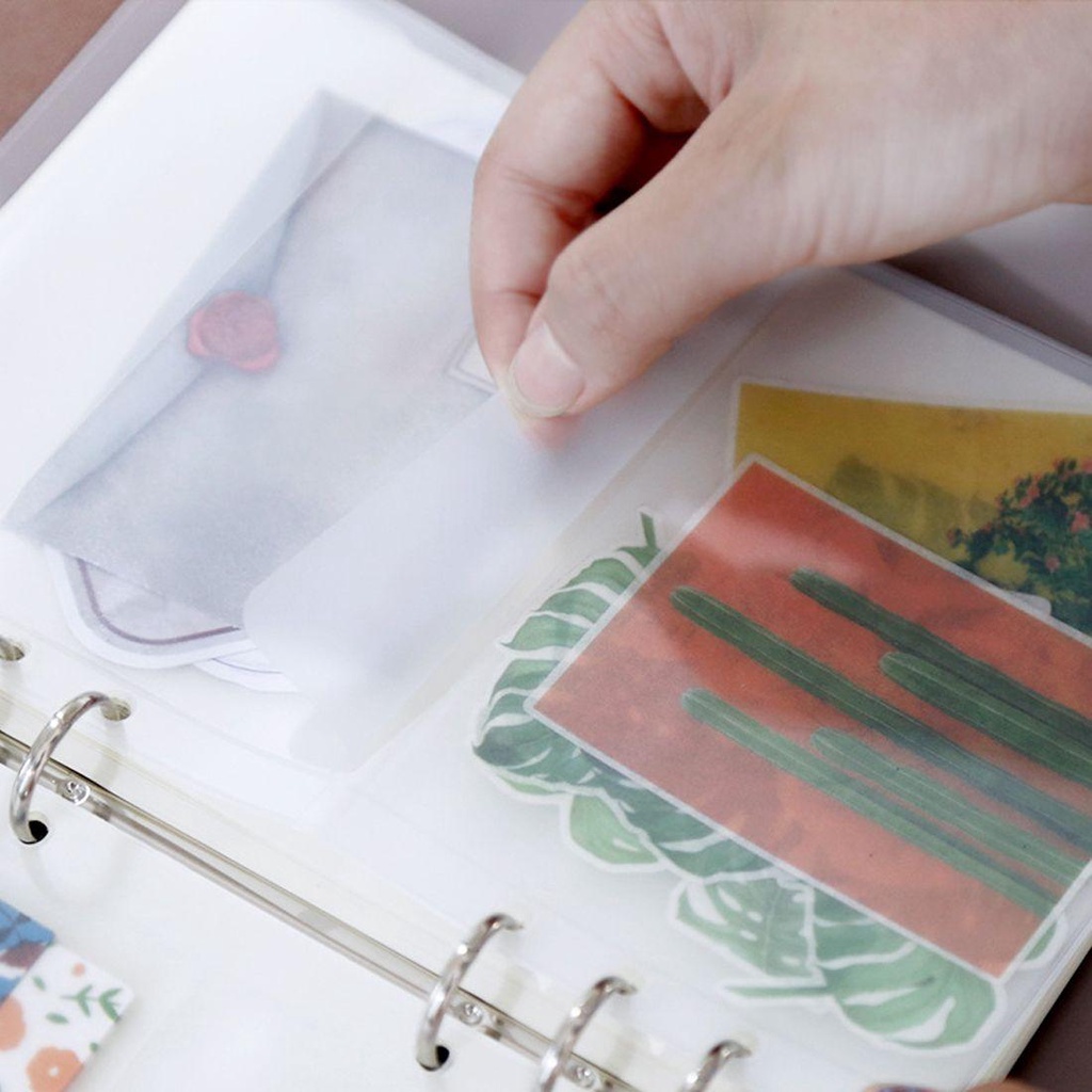 Túi Nhựa PVC 6 Lỗ Đựng Thẻ Tiện Dụng