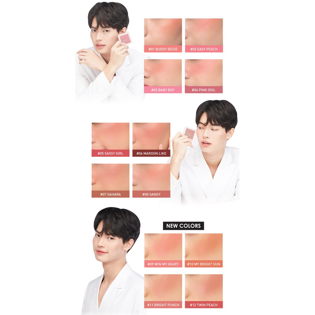 Cathy Doll Nude Matte Blusher 6g Phấn má hồng Cathy Doll Nude Matte Blusher