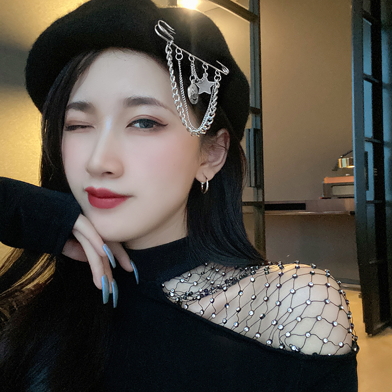 Trâm Cài Áo Hình Ngôi Sao Mặt Cười Thời Trang