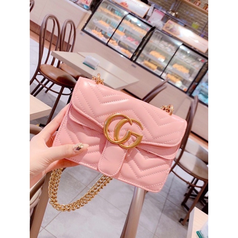 Túi đeo chéo , đeo vai phối xích sang chảnh shoptuixinh