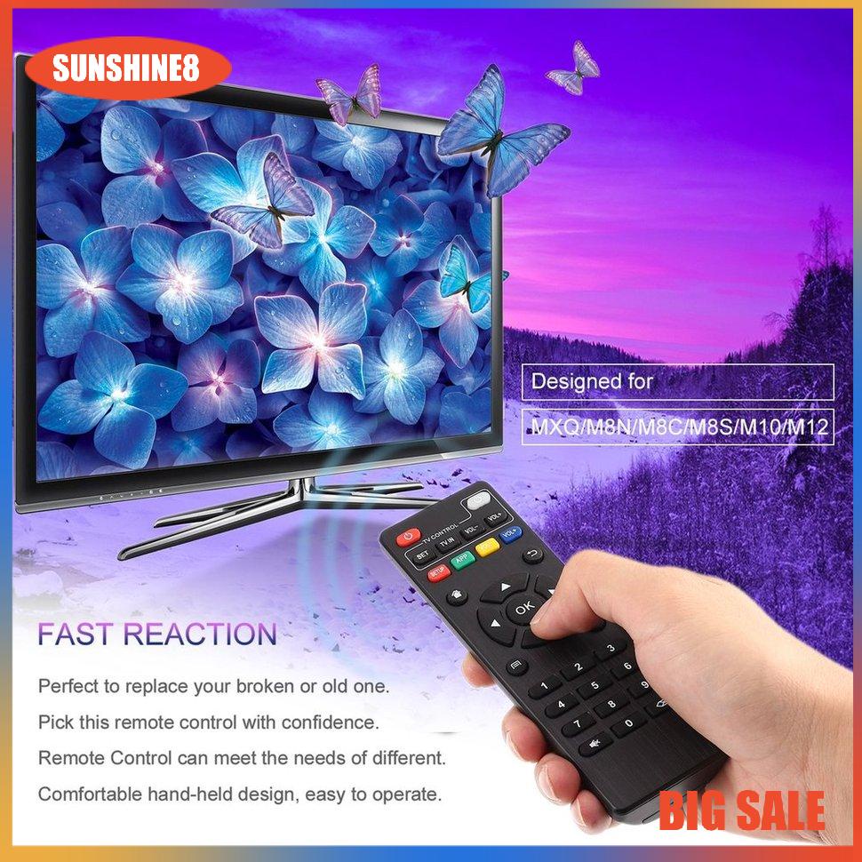 【SUN】IR Remote Control for Android TV Box MXQ/M8N Replacement Remote Controller