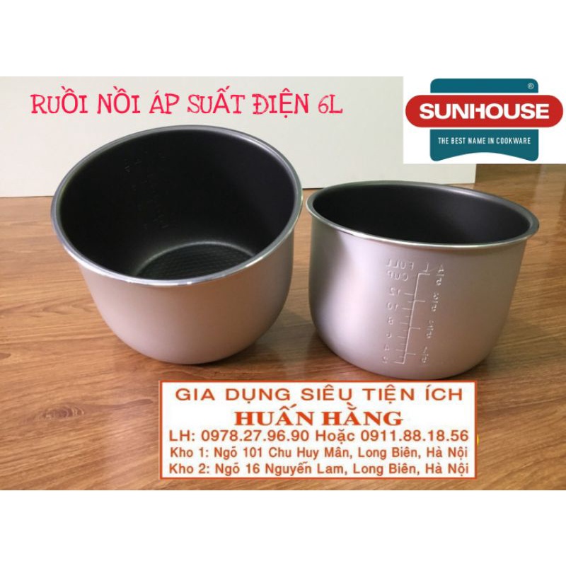 RUỘT NỒI ÁP SUẤT ĐIỆN SUNHOUSE SHD1550 SHD1657 SHD1757 SHD1767 SHD1755 SHD1756 SHD1758 SHD1768