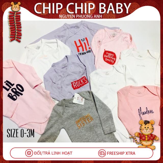 Body dài tay tam giác xuất dư các hãng sz 3m - 4y