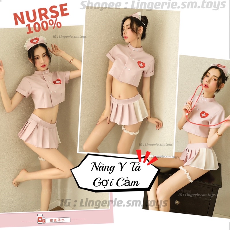 Cosplay Nàng Y Tá Gợi Cảm - Nội Y Hoá Trang Nàng Điều Dưỡng Sexy • MY9752 • Cosplay Nurse