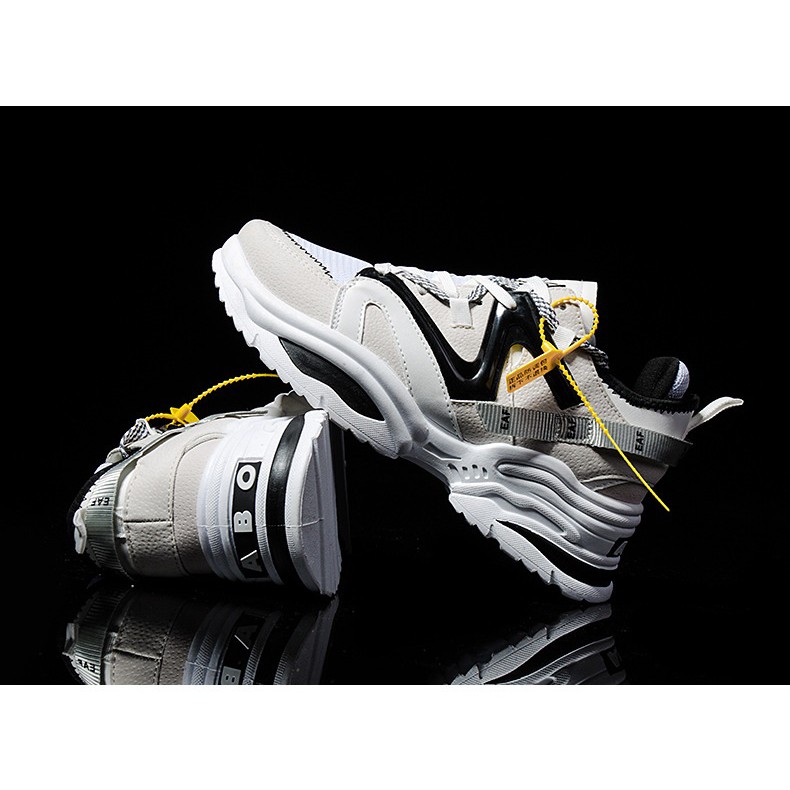 Giày Sneaker Nam SODOHA SDH111NM Màu Trắng Phối Đen | BigBuy360 - bigbuy360.vn
