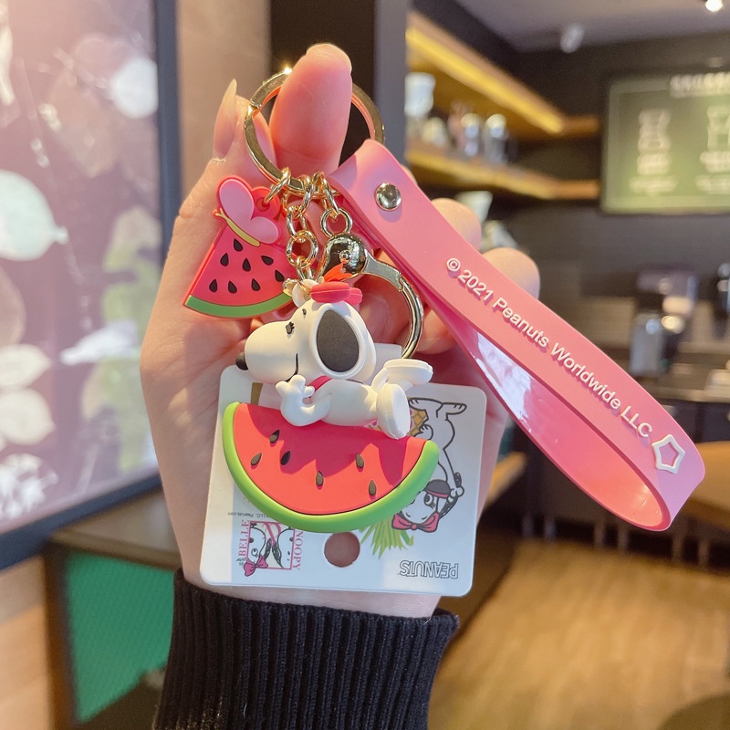 Móc Khóa Gắn Búp Bê Hoạt Hình Snoopy Charlie Brown Tinh Tế Đáng Yêu