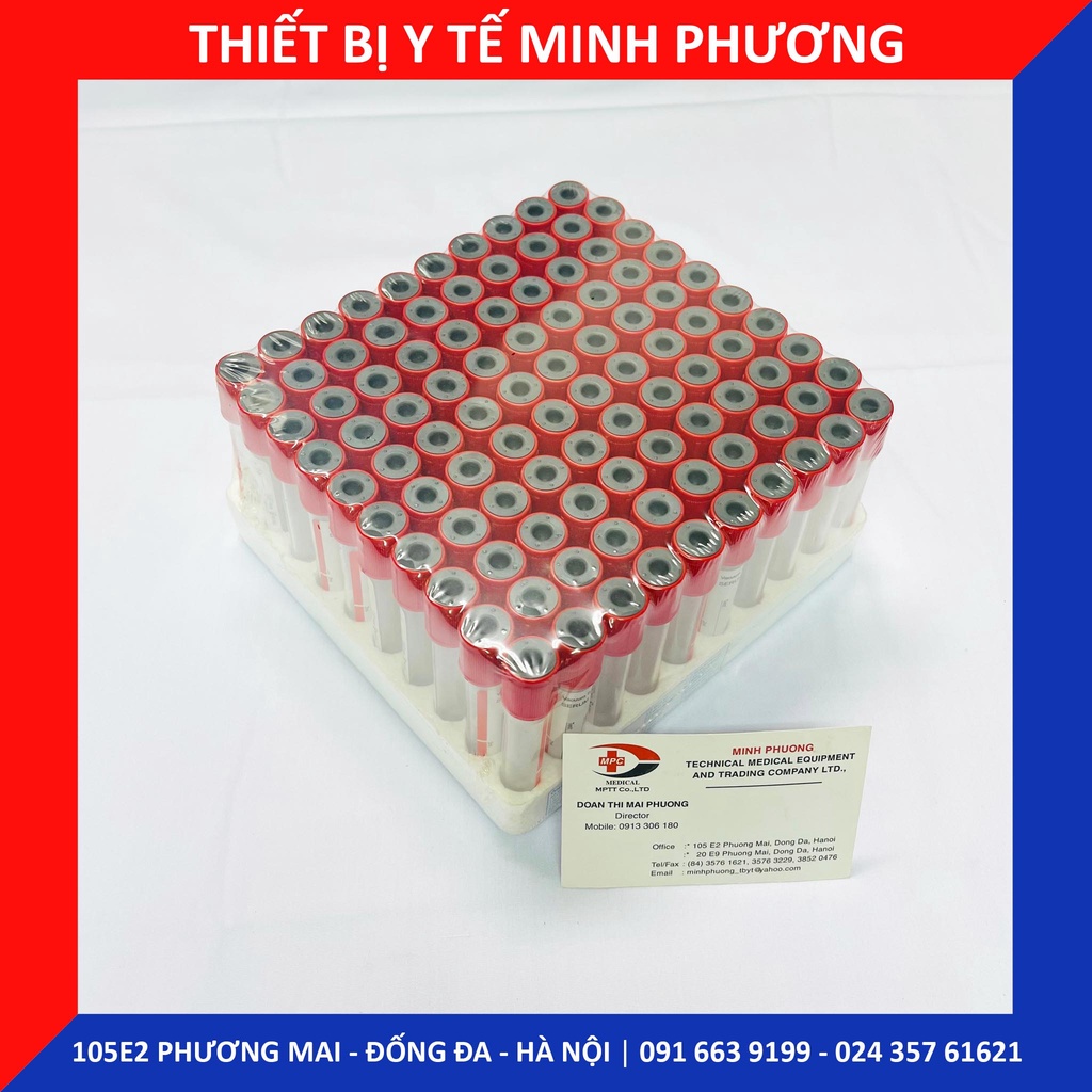 Ống xét nghiệm EDTA K2, Natri Citrate, Serum An Phú 2ml