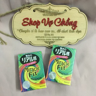 [CHÍNH HÃNG]BAO CAO SU CÓ HƯƠNG THƠM TRÁI CÂY SAGAMI MIRACLE FIT (HỘP 5 CHIẾC)