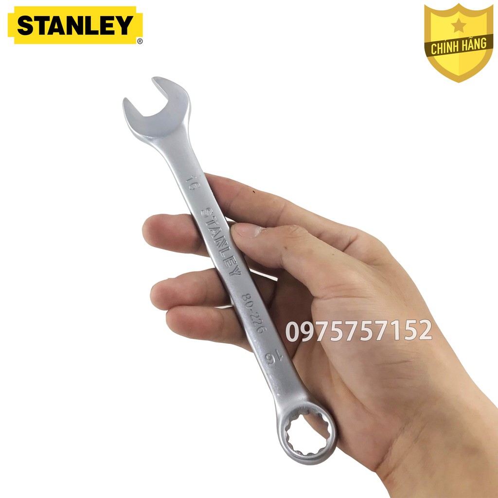 Bộ cờ lê cao cấp STANLEY vòng miệng - đầu tròng 14 chi tiết 8-24mm khay đựng tiện dụng chống va đập  - Chính hãng