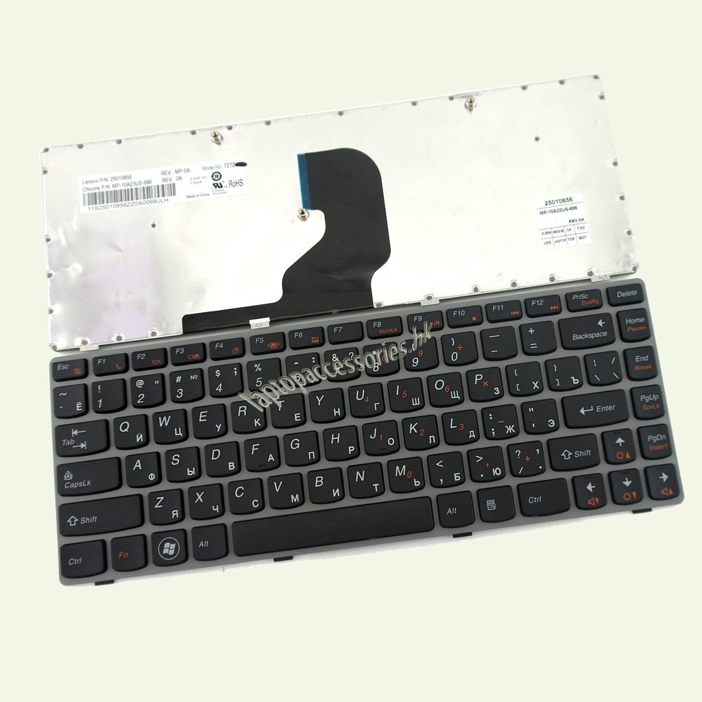 (KEYBOARD) BÀN PHÍM LAPTOP LENOVO Z460 dùng cho IdeaPad Z450 Z460 Z460A Z460G