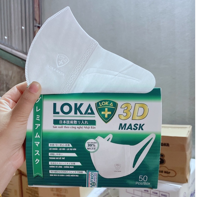 Khẩu Trang 3D MASK MONJI CHÍNH HÃNG