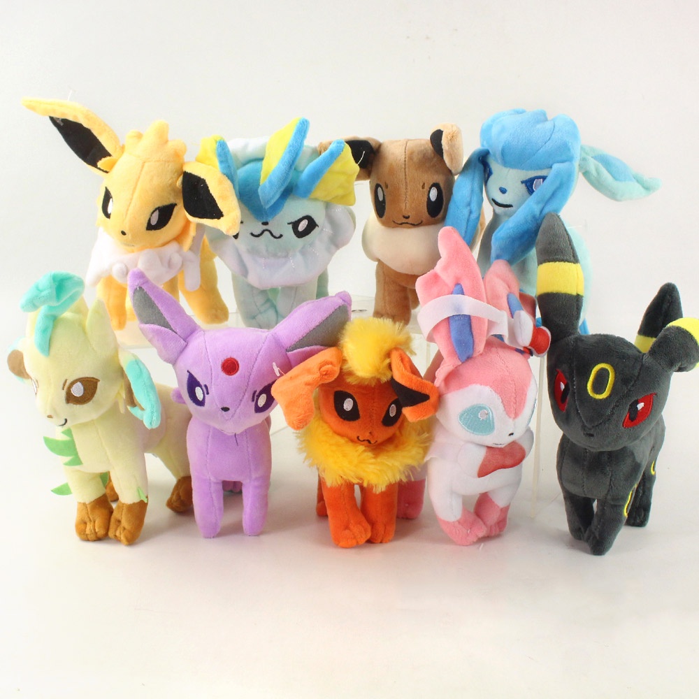 1 Thú Nhồi Bông Hình Pokemon Jolteon Flareon Vaporeon Umbreon Sylveon Leafeon Glaceon Espeon