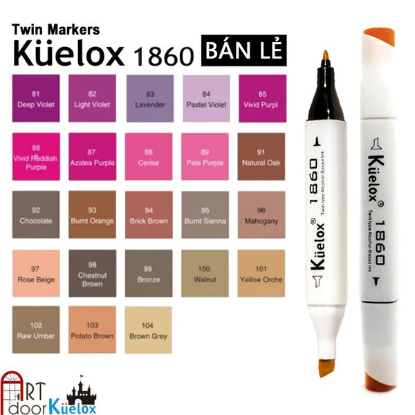 [ARTDOOR] Bút Marker KUELOX (từ 50~104)