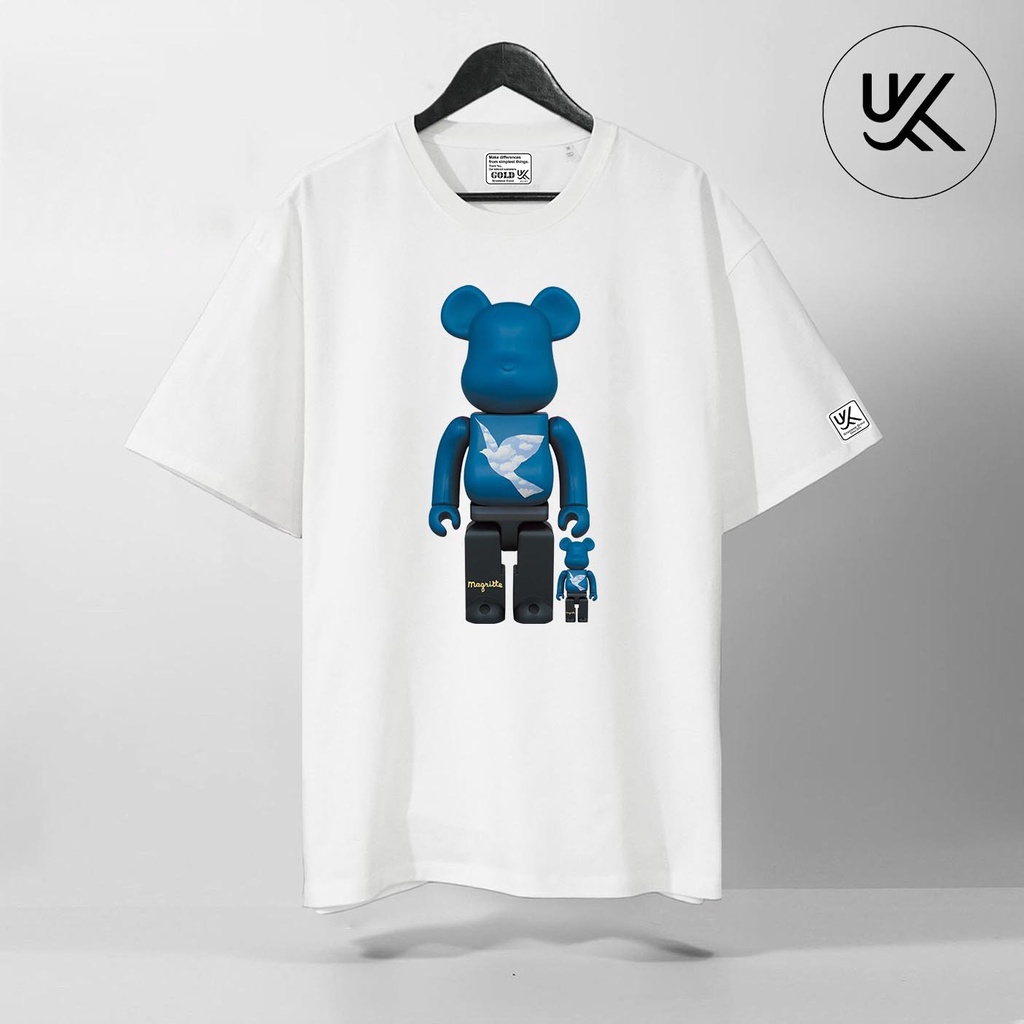 Áo Thun Tay Lỡ BearBrick, Áo phông unisex Form rộng Oversize, chất liệu Cotton. KKIMSHOP