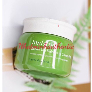 Kem dưỡng inisfree trà xanh Kem Dưỡng innisfree Green Tea Balancing Cream EX 50ml