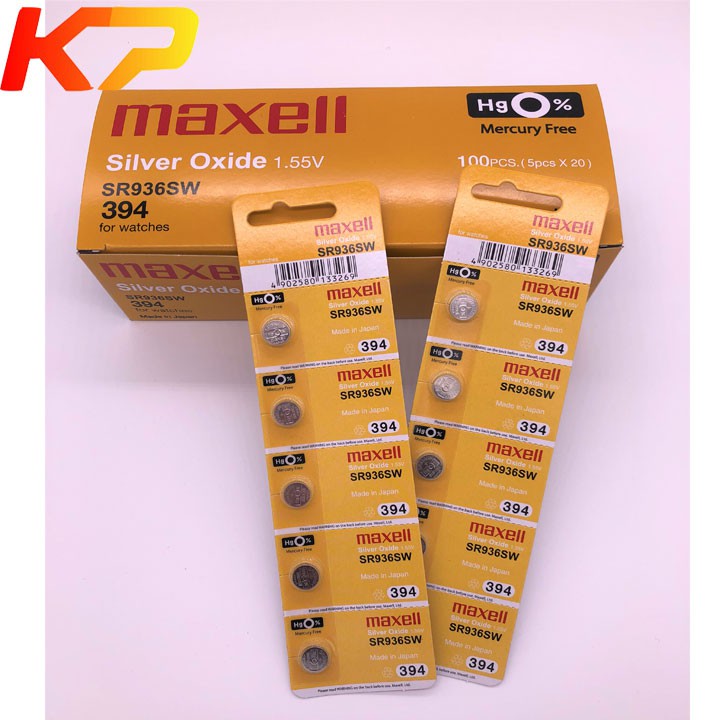 10 pin đồng hồ sr936sw sr936 394 maxell chính hãng.