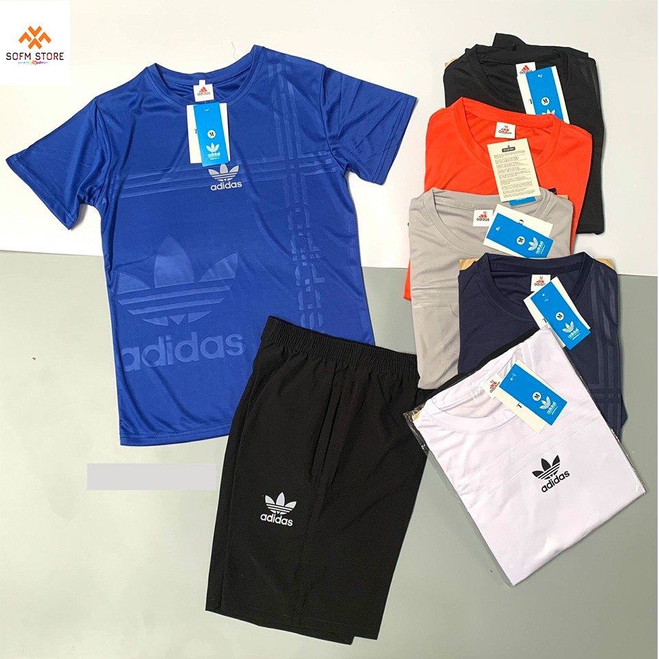 [MUA LẺ GIÁ SỈ 🔥] ĐỒ BỘ NAM CHẤT THUN LẠNH HÀNG CAO CẤP MẶC HÈ PHONG CÁCH THỂ THAO + TẶNG 1 ĐÔI TẤT KHI MUA 2 SẢN PHẨM | BigBuy360 - bigbuy360.vn