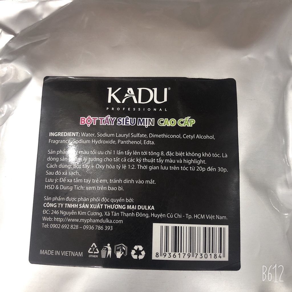 Bột tẩy siêu mịn cao cấp  KADU nâng nền tone 8