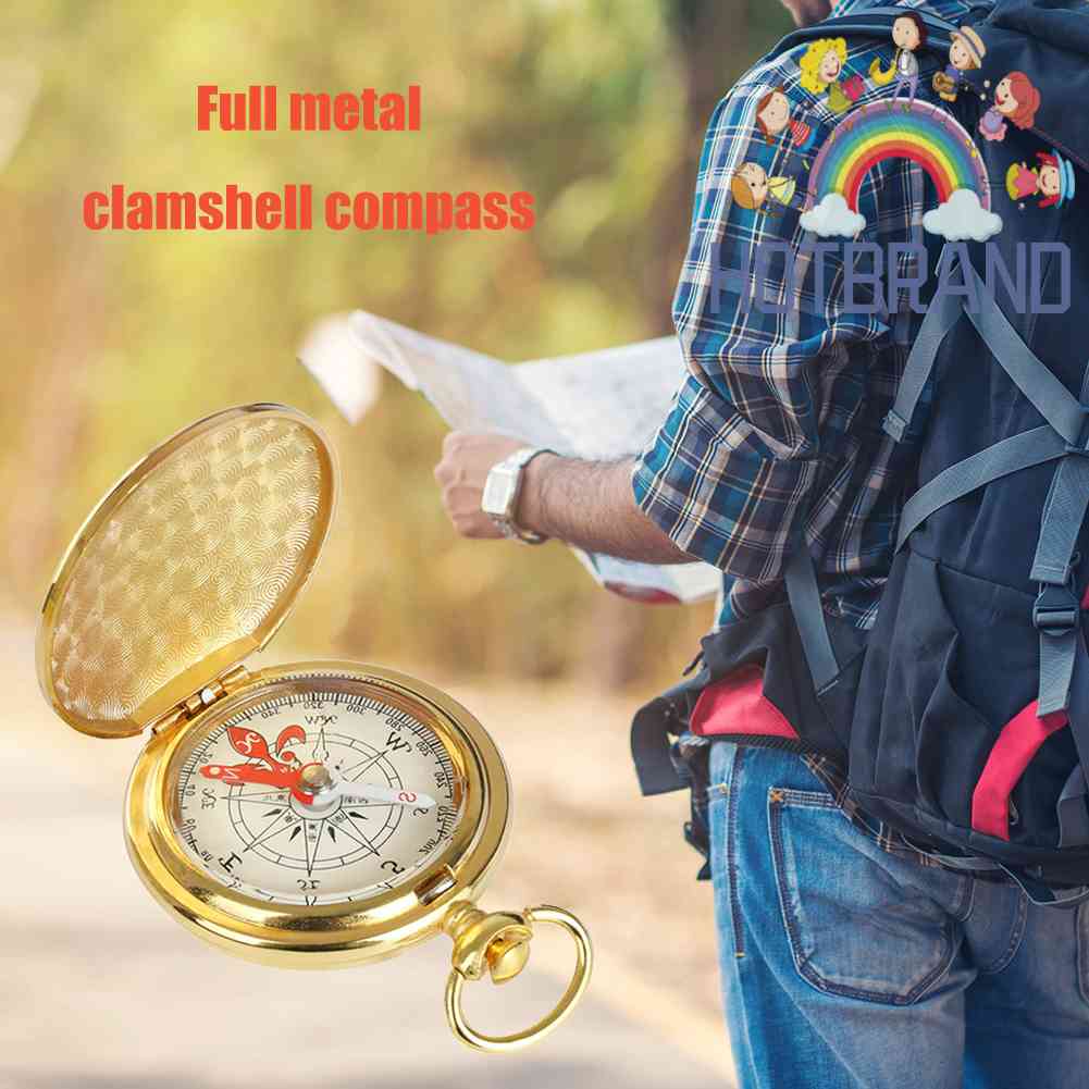 La Bàn Có La Bàn Nắp Lật Bỏ Túi Tiện Dụng Cho Cắm Trại/Leo Núi