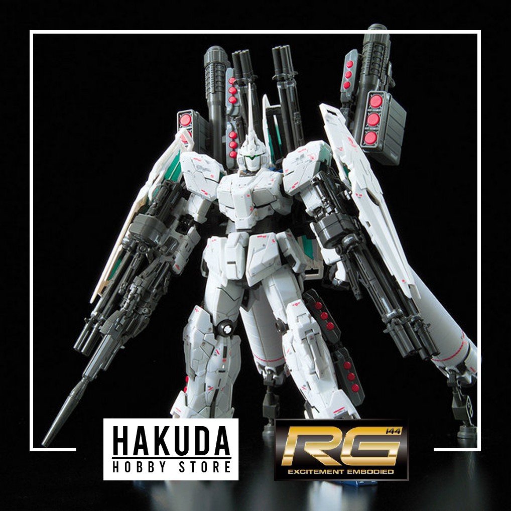 Mô hình RG 30 1/144 Unicorn Full Armor - Chính hãng Bandai Nhật Bản