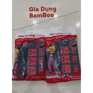 Ổ Cắm  6 Lỗ Điện Quang Dây 2m - 5m  (Chính Hãng)