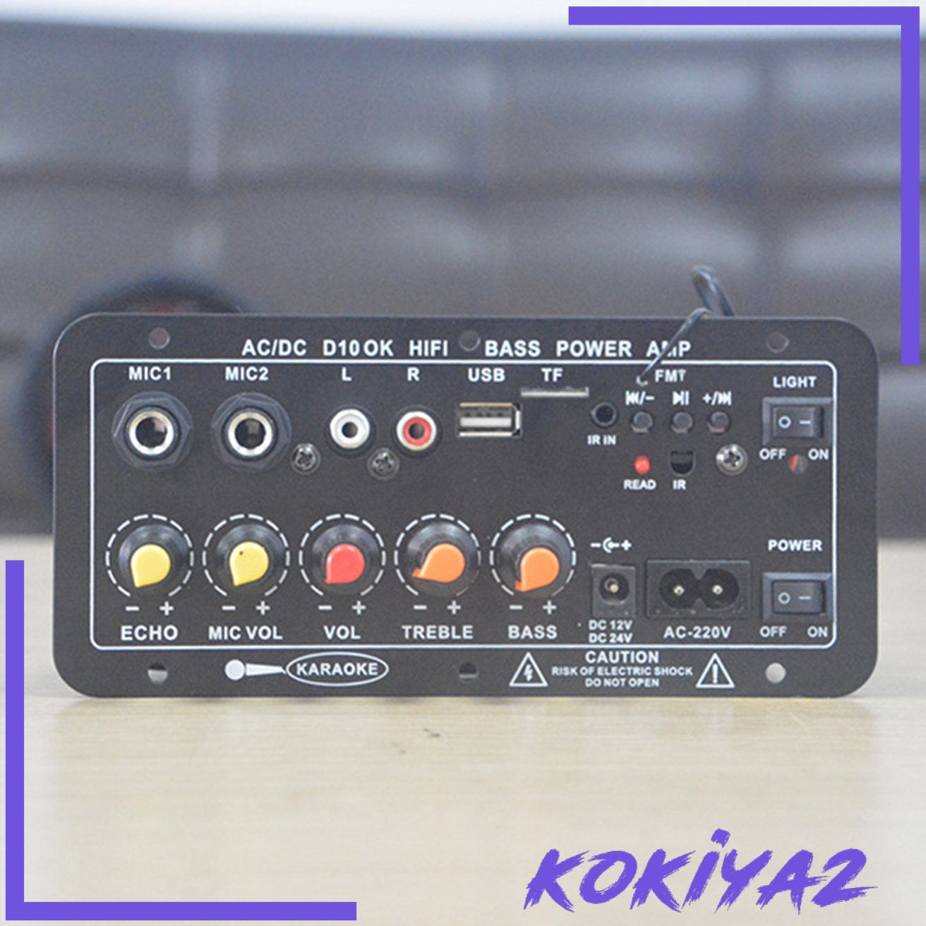 Module amply karaoke kèm loa Bluetooth 4.2 30-120W DIY dành cho gia đình