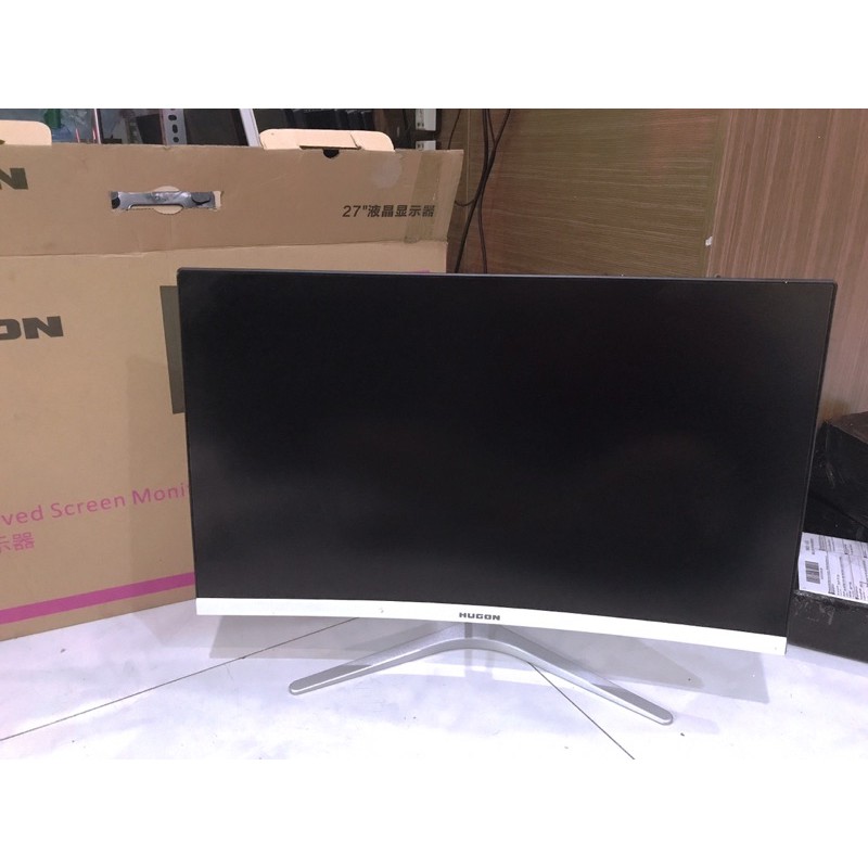 Màn hình hugon 27 inch cong 75Hz Full box giá tốt