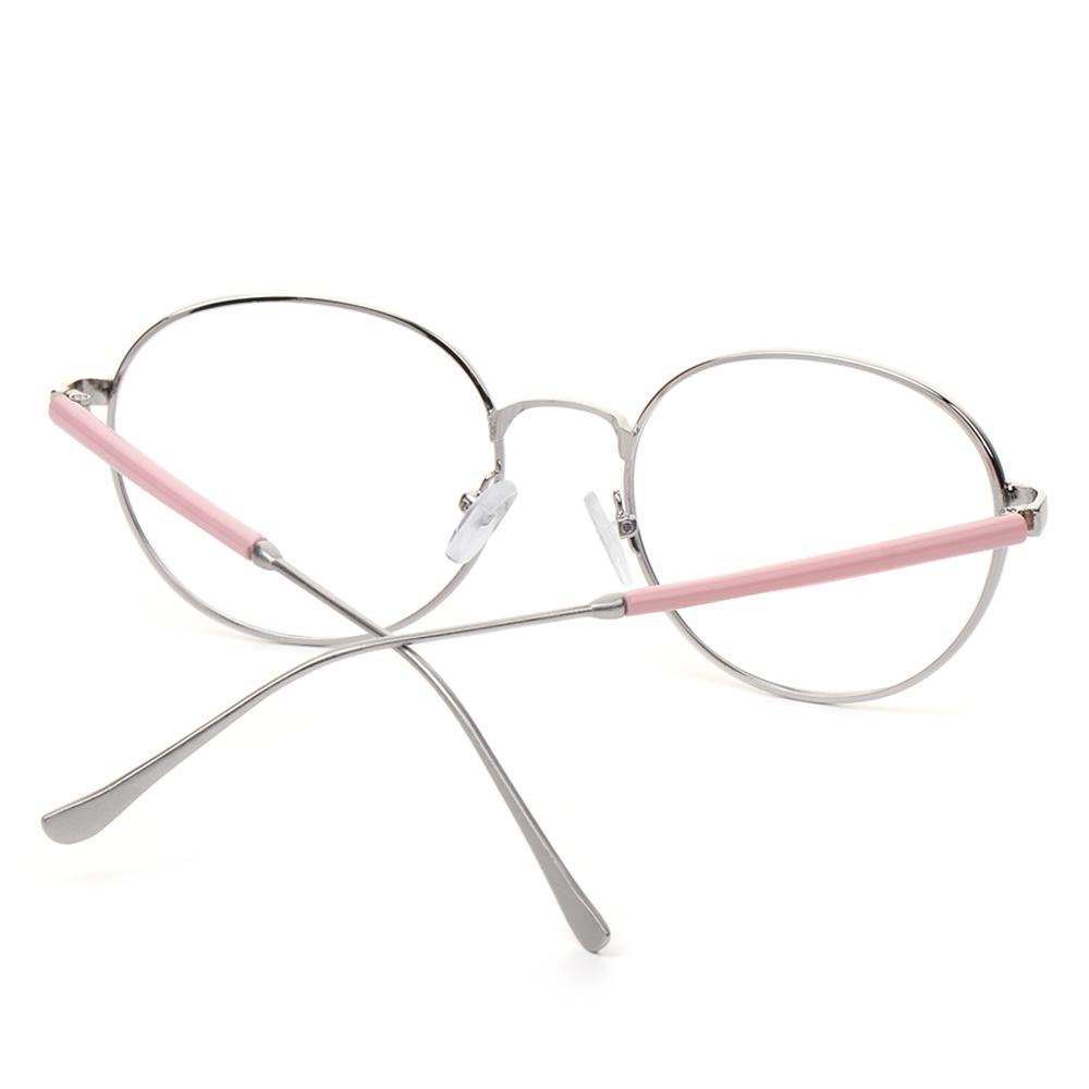 Mắt Kính Gọng Tròn Bằng Kim Loại Siêu Nhẹ Phong Cách Vintage Thời Trang