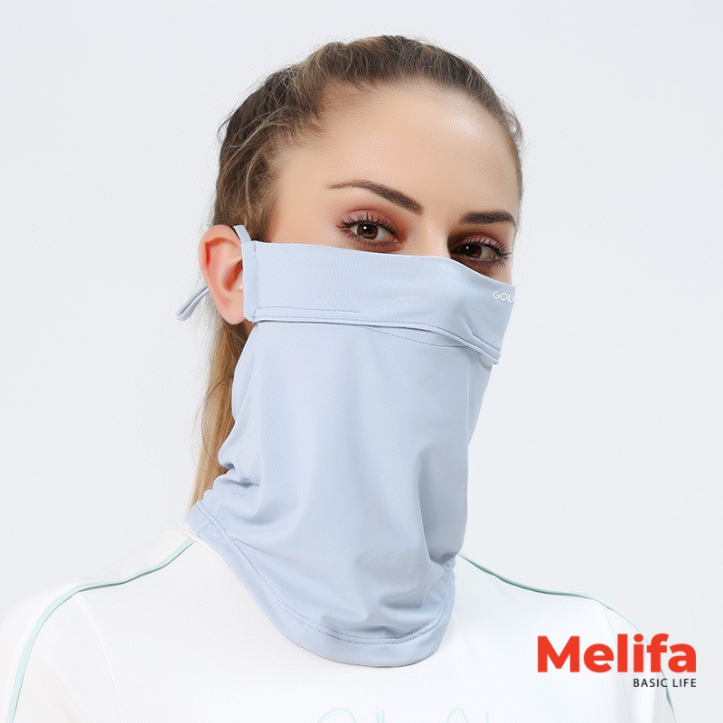 Khẩu trang chống nắng nam nữ nhiều màu trùm cổ vai , chống tia UV UPF50+ chất cotton lụa  mã K0148 | BigBuy360 - bigbuy360.vn