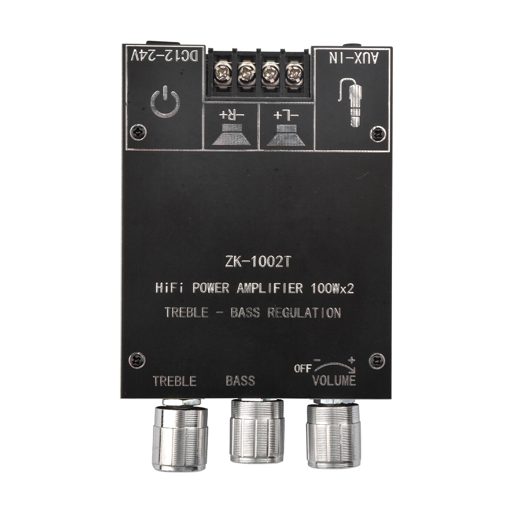 Bảng mạch khuếch đại điều chỉnh âm thanh DIYMORE tăng Bass ZK-1002T bluetooth 5.0 100WX2