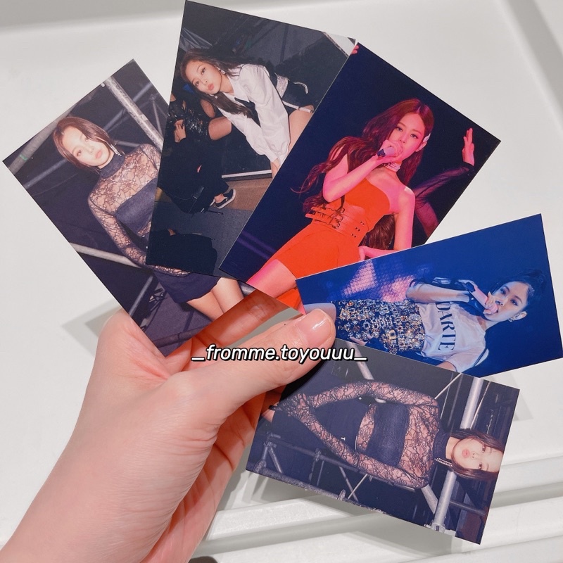 Ảnh photocard Jisoo Jennie Rose Lisa card BLACKPINk chính hãng