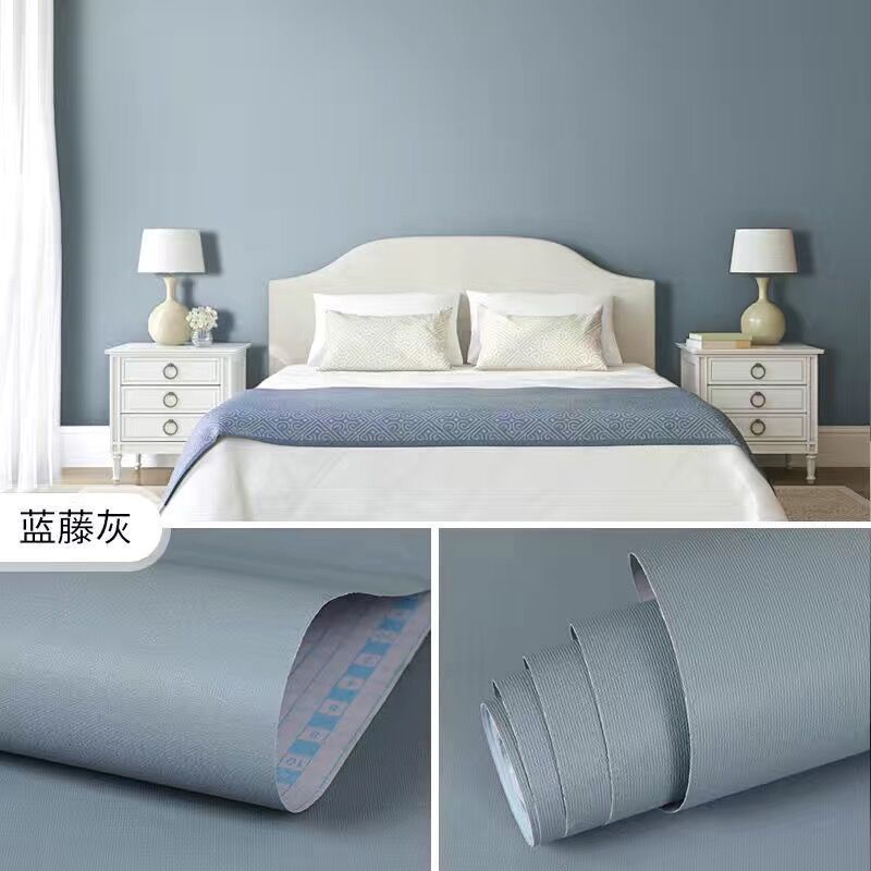 Giấy dán tường dày dặn chống nước chống ẩm tự dính trang trí phòng ngủ ký túc xá