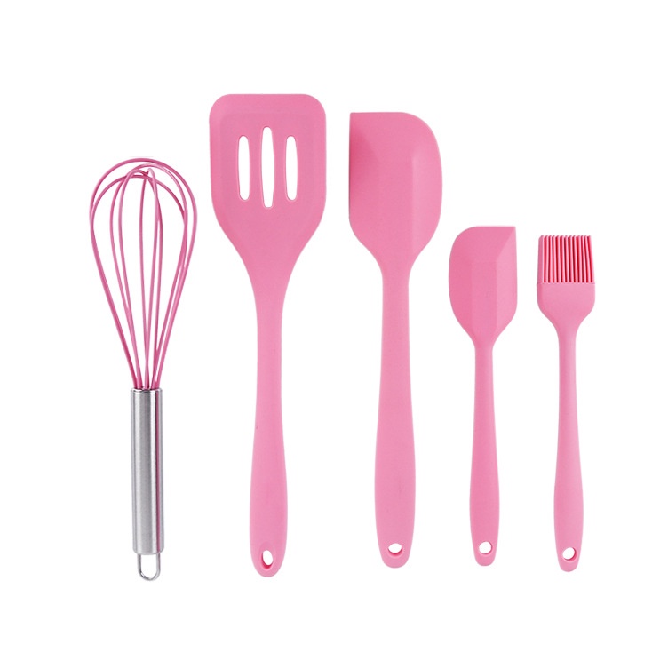 Bộ dụng cụ làm bánh 5 món bằng silicone cao cấp EASY BAKING