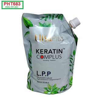 [Tặng Mũ] Kem ủ tóc - Hấp tóc Elisa plus LPP Keratin Complex Phục Hồi Mền Mượt 900ml