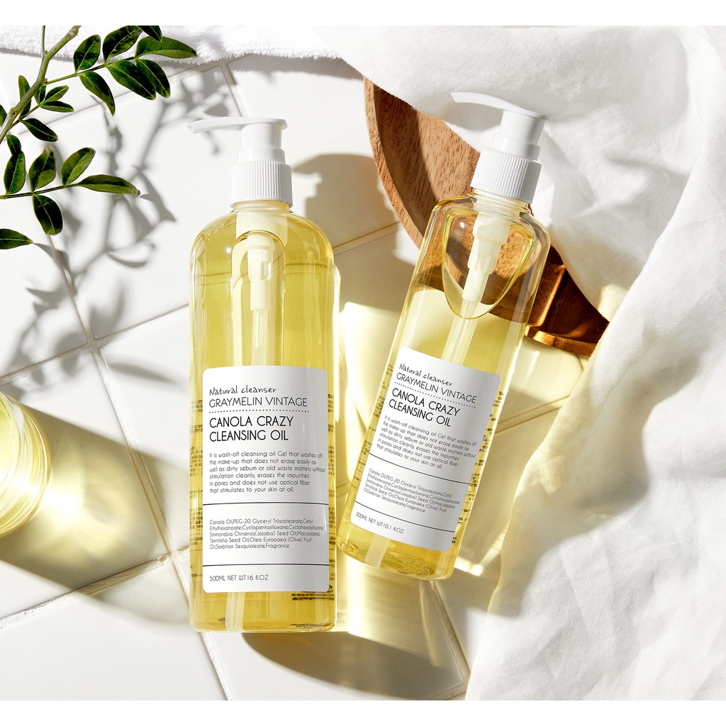Dầu Tẩy Trang Hoa Cải Graymelin Canola Cleansing Oil