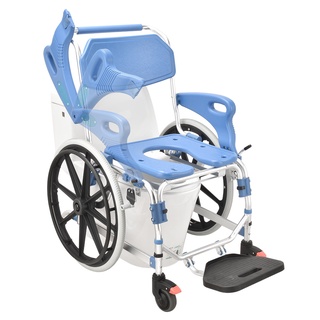 CW01 Xe lăn toilet có bô di động hỗ trợ vệ sinh tắm rửa cho người già người bệnh