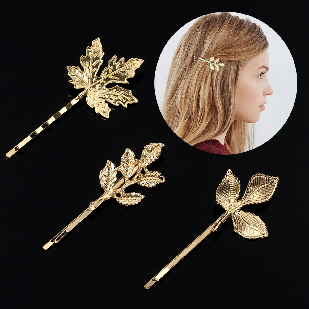 Kẹp tóc thời trang bằng kim loại long lanh cho phái nữ