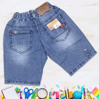 Quần jean lửng cotton cho bé trai size đại