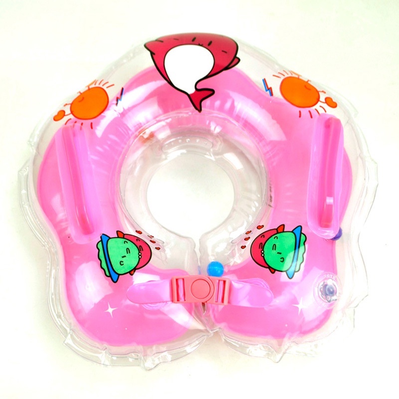 Phao cổ cho bé | phao bơi cho bé sơ sinh - Nhựa PVC dày, không góc cạnh