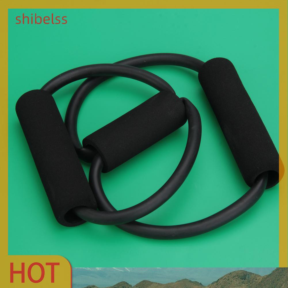 （ʚshibelss）Resistance Training Muscle Elastic Band Tube Weight Control Fitness