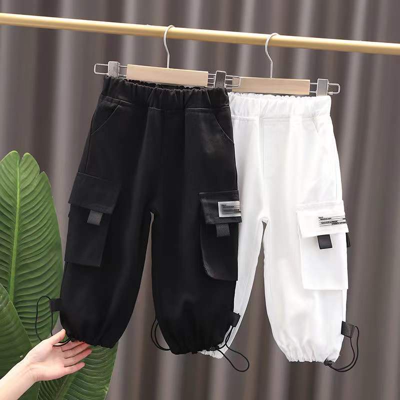 Quần Dài Dáng Rộng Thiết Kế Mới Thời Trang Mùa Xuân Thu Dành Cho Bé Trai