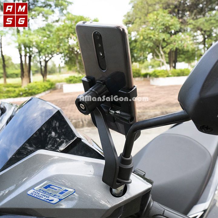 Kẹp Đt Trên Xe Máy C2 Nhôm