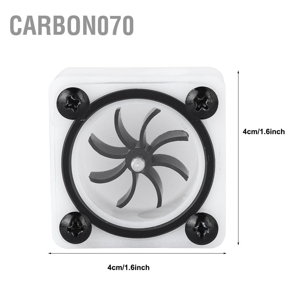 Hàng Sẵn Đồng Hồ Đo Lưu Lượng Nước dòng chảy G1/4 Cho Hệ Thống Làm Mát Máy Tính 【Carbon070】