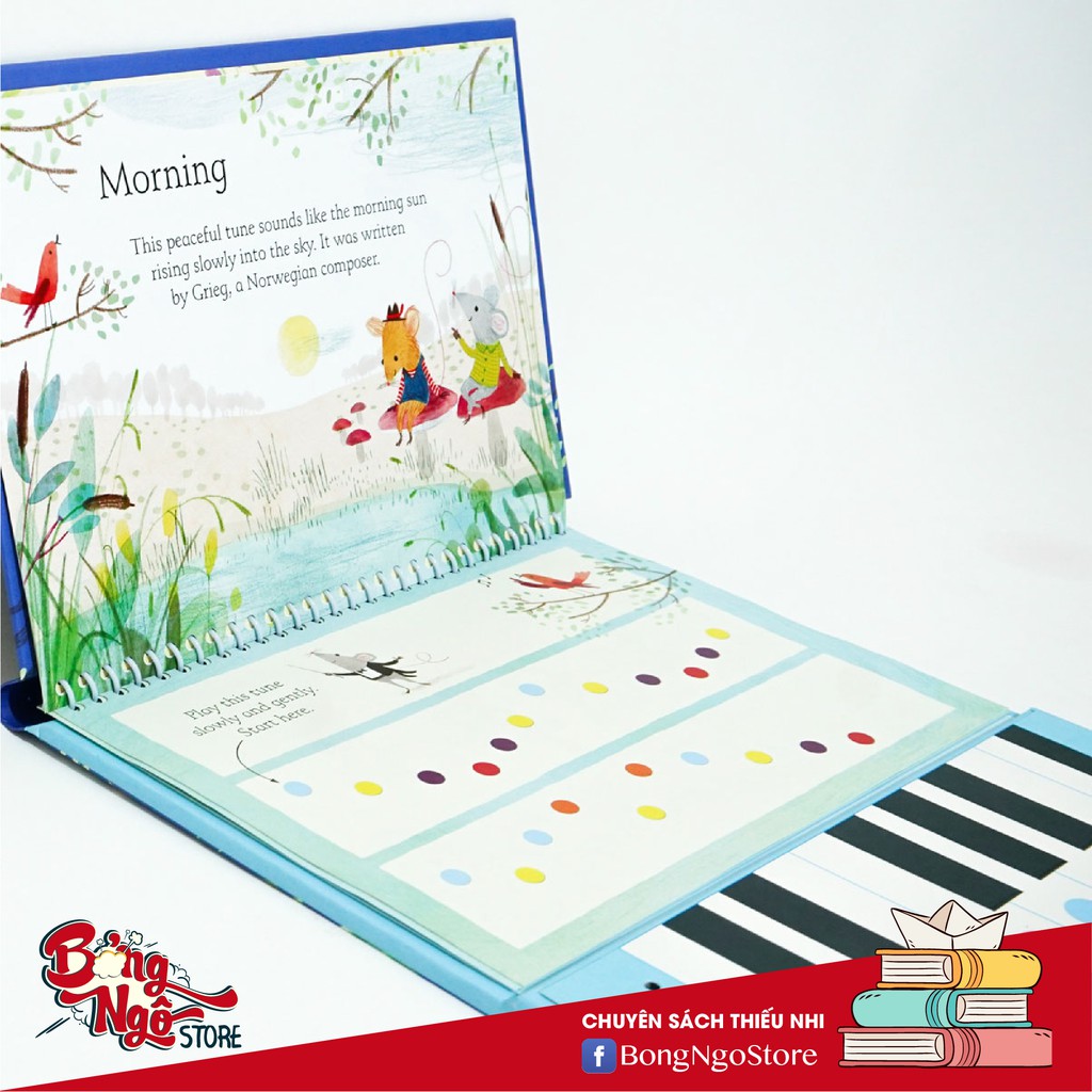 [Sách Âm Thanh Cho Bé] My First Keyboard Book Usborne