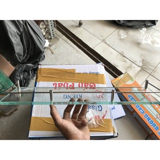 Kệ Kính Dày 10mm Gắn Tường Nhà Tắm