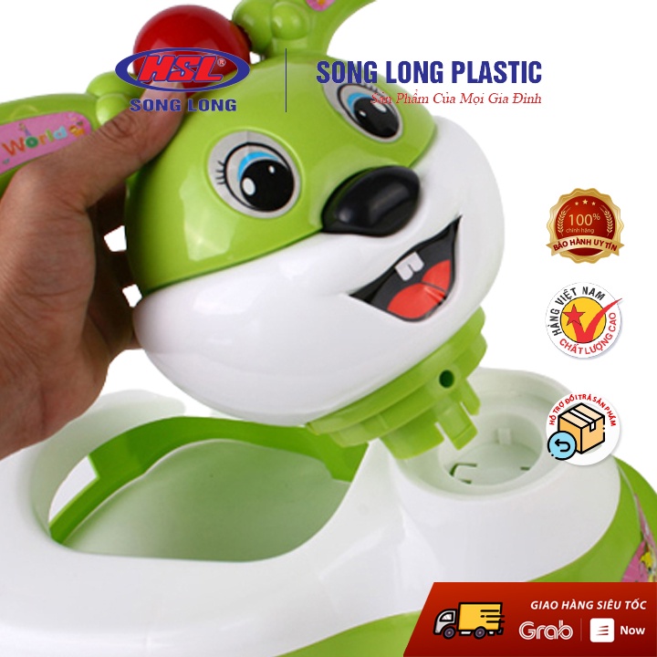 Bô trẻ em hình chú thỏ phát nhạc - 2309-Song Long Plastic